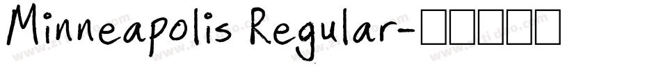 Minneapolis Regular字体转换